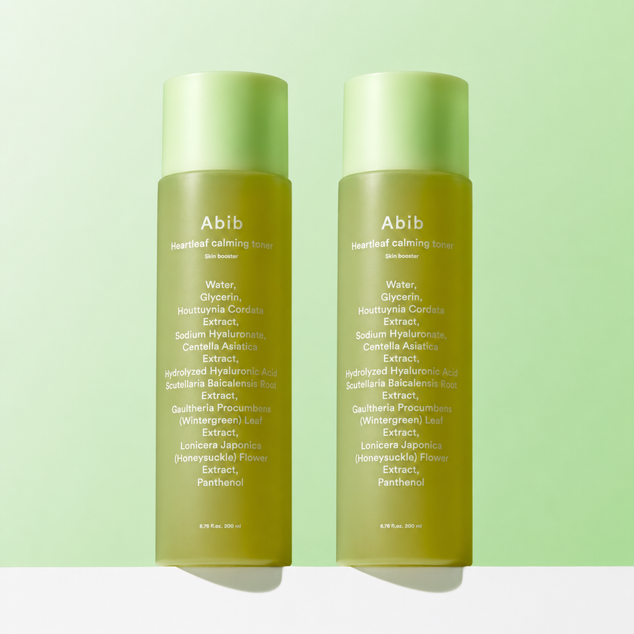 ABIB Heartleaf Calming Toner Skin Booster 200ml Duo