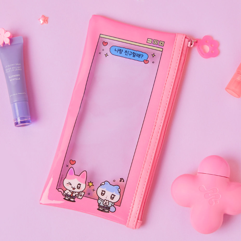 TransparentPochette Pouch - Korean kawaii Kakao Friends | Koolseoul