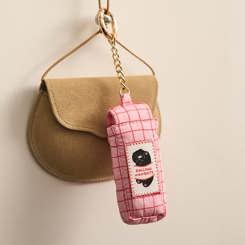 Black Baume Levres Keychain Chunsik - Korean kawaii Kakao Friends | Koolseoul