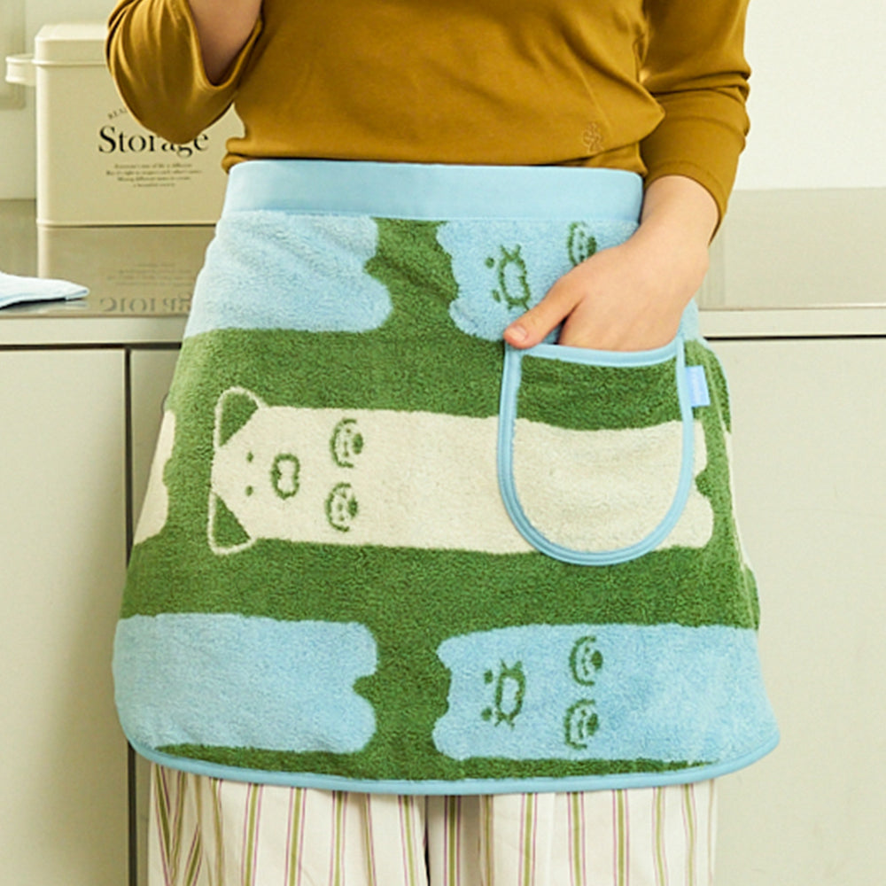 FRIENDAY Green&Blue Chunsik Tablier - Authentic Kakao Friends from Korea | Koolseoul