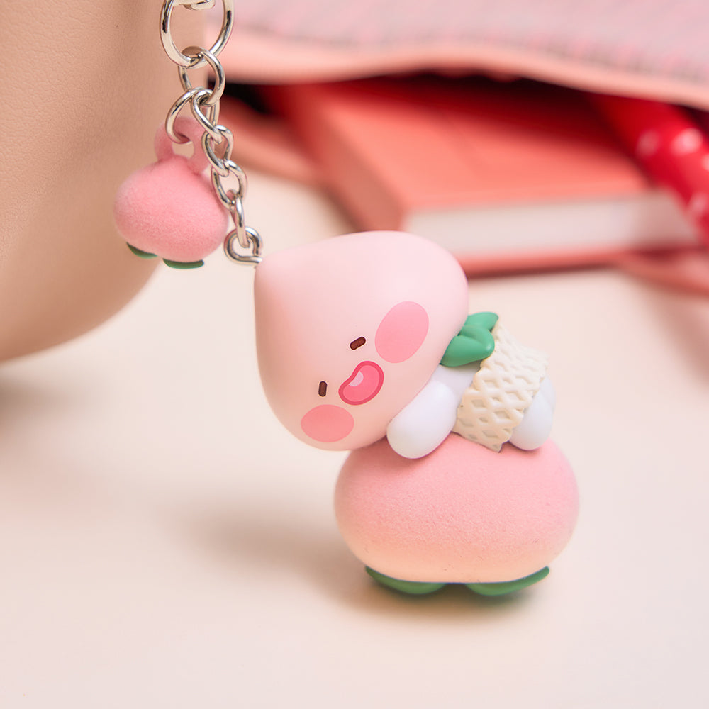 Peach Peach Figurine Keychain Little Apeach - Official Kakao Friends merchandise | Koolseoul