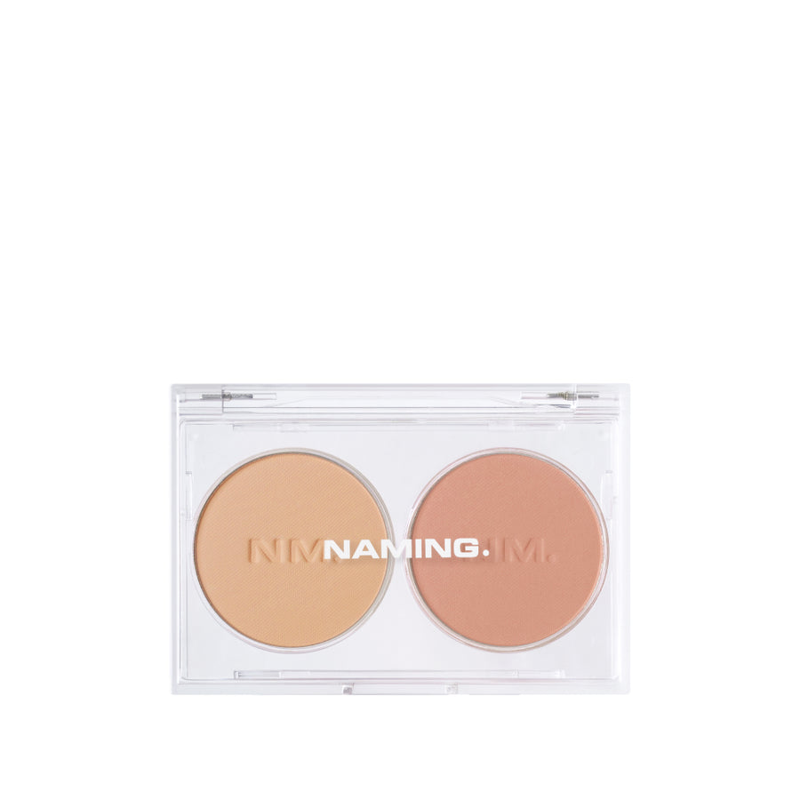 NAMING Fluffy Powder Blush Duo Palette