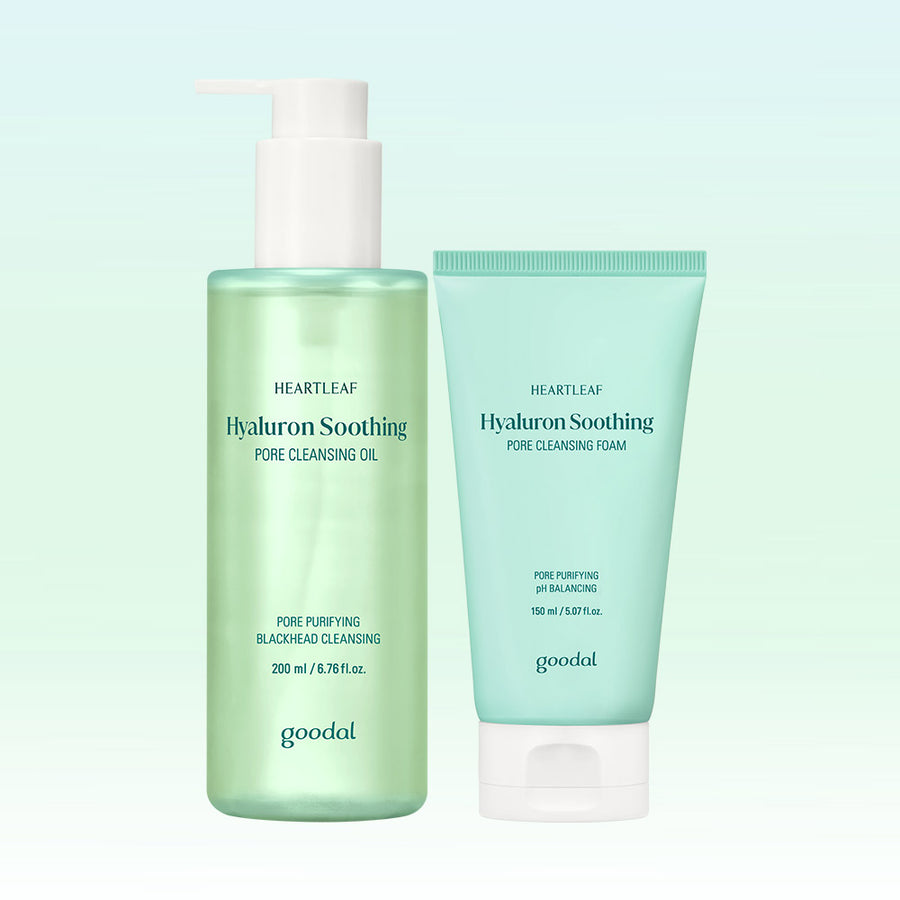GOODAL Houttuynia Hyaluron Soothing Cleansing Duo