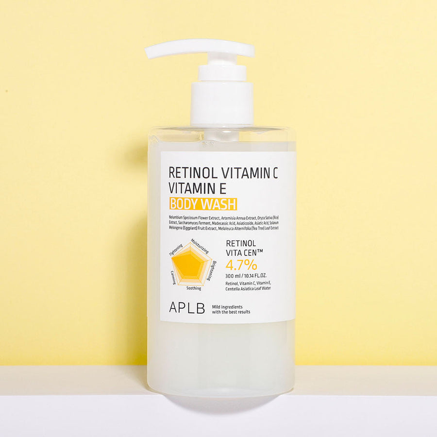 Aplb Retinol Vitamin C Vitamin E Body Wash 300ml