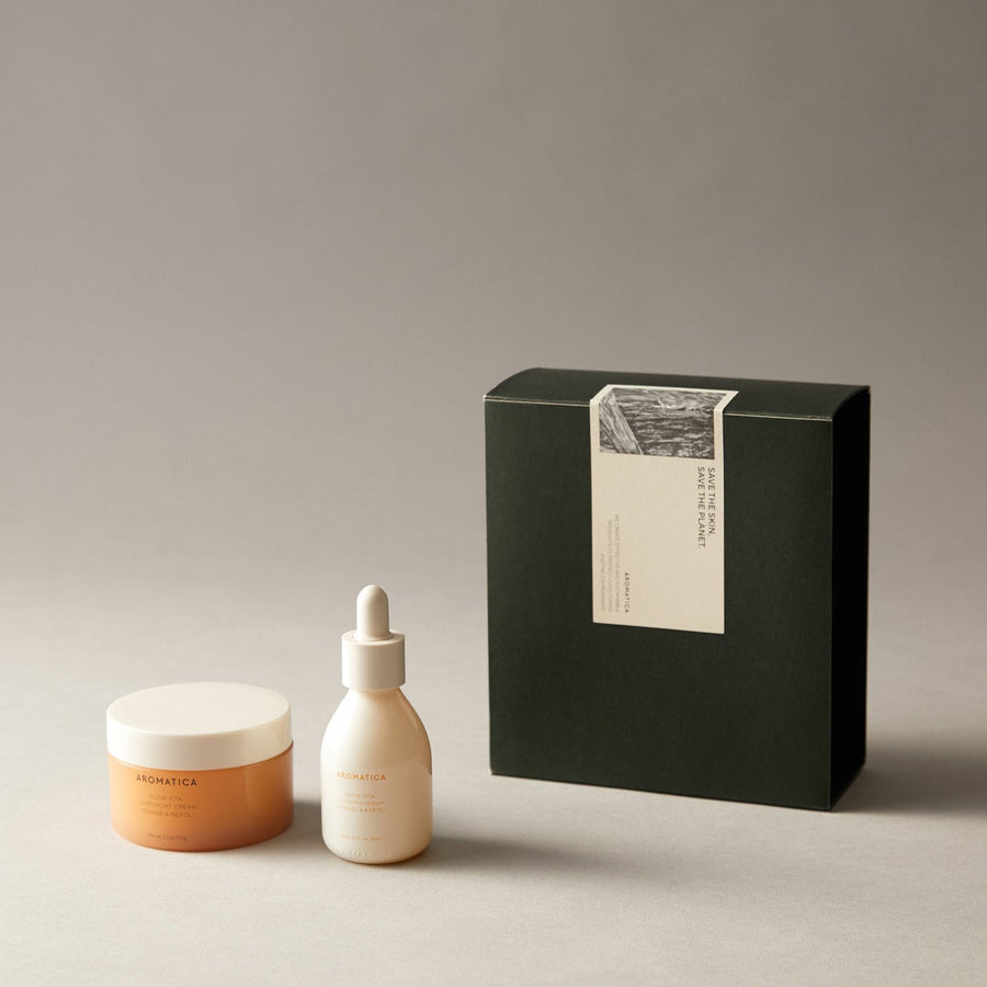 Aromatica Glow Vita Toning Serum & Good Night Cream Set