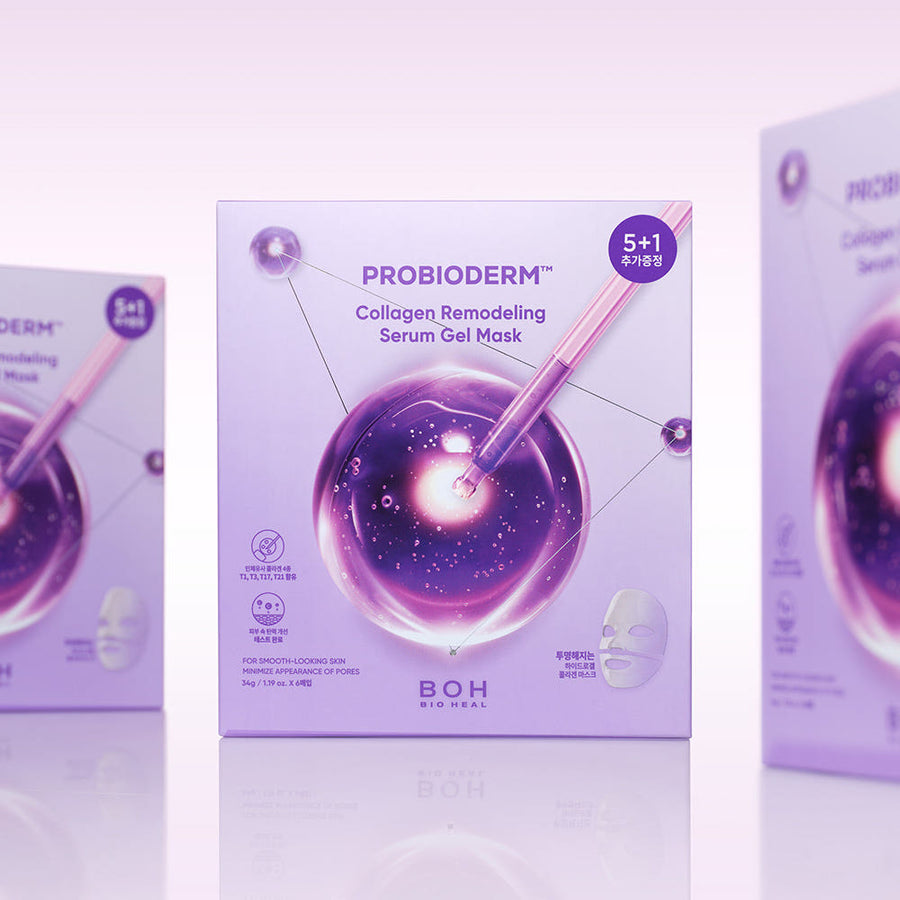 Bio Heal Boh Probioderm Collagen Remodeling Serum Gel Mask 5 Sheets