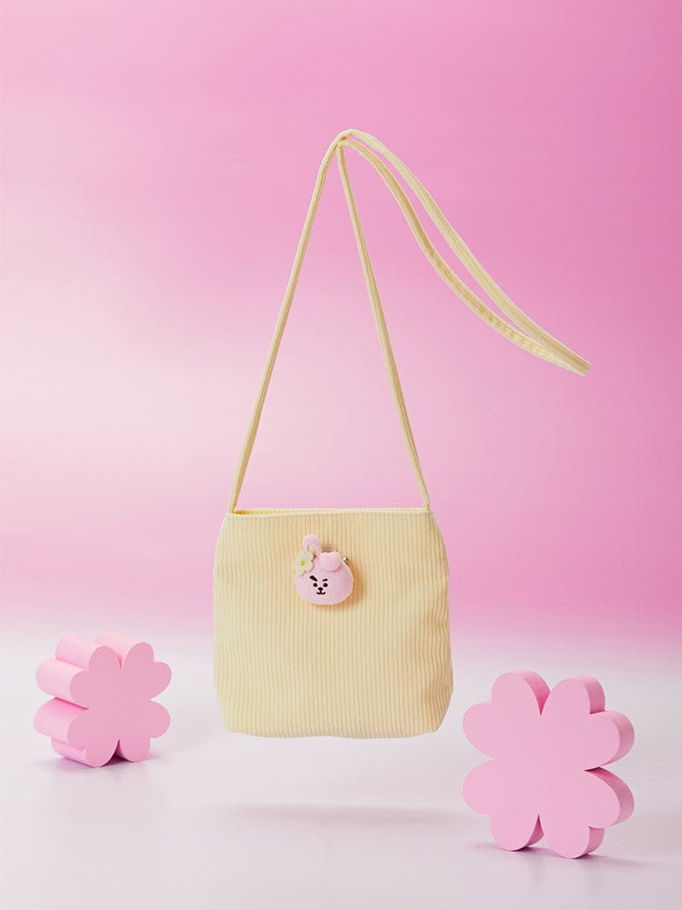 BT21 COOKY MINI CORDUROY CROSSBODY BAG SPRING DAYS