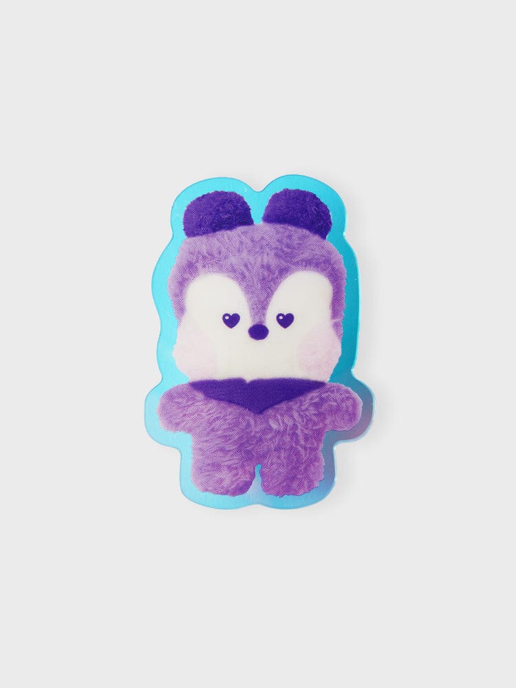 BT21 マン ミニニ アクリル マグネットクリップ パープルオブウィッシュエディション