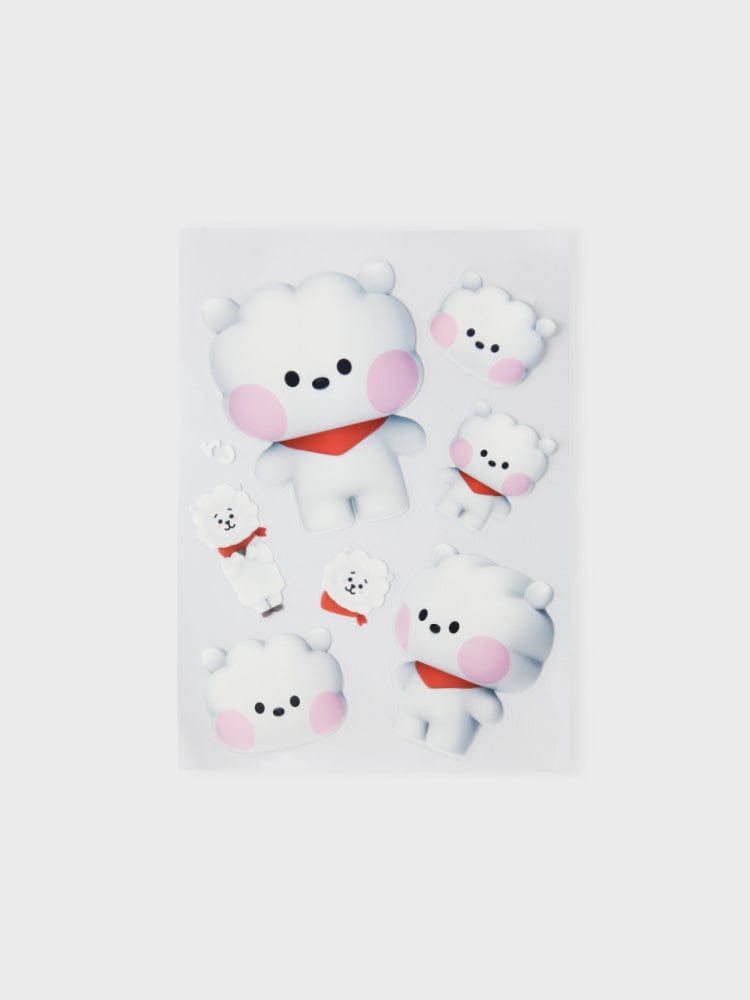 BT21 Rj リムーバブルステッカー ビッグ&タイニーエディション