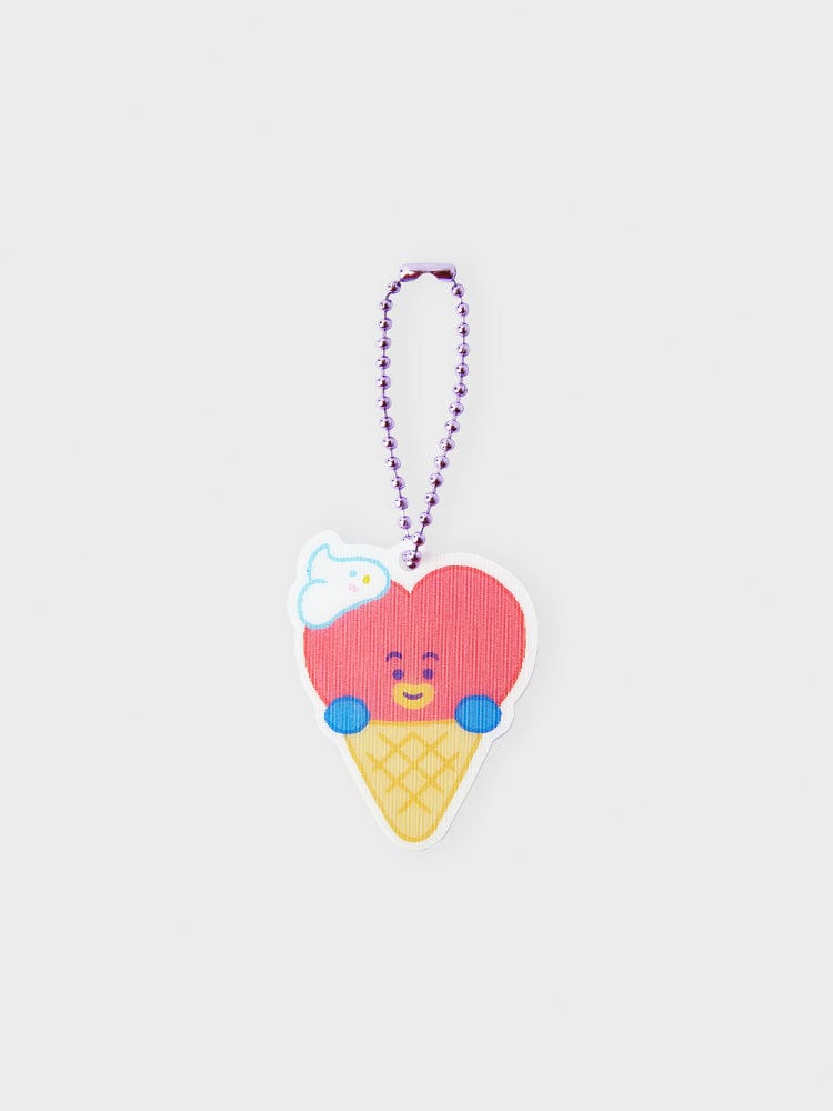 BT21 TATA LENTICULAR 3D KEYRING ON THE CLOUD EDITION