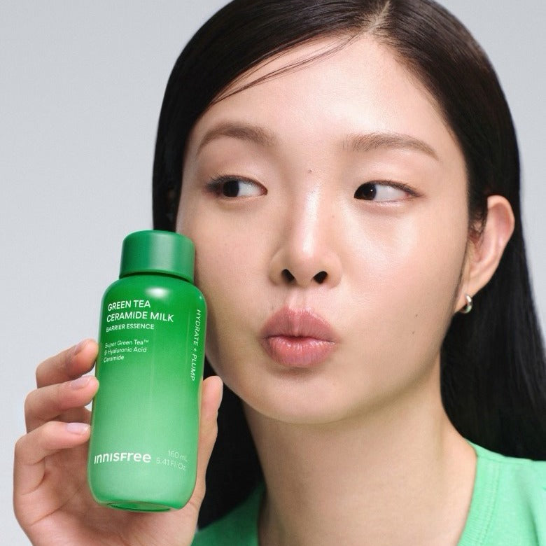 イニスフリー グリーンティー セラミド ミルクエッセンス 160ml