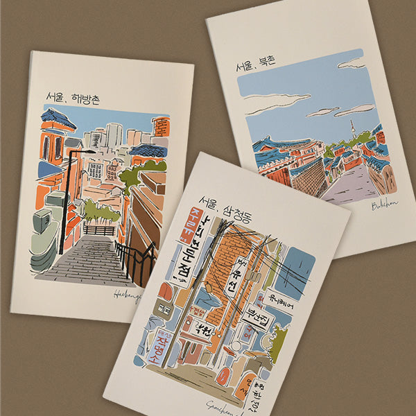 Monolike Seoul Paperback Line Notebook