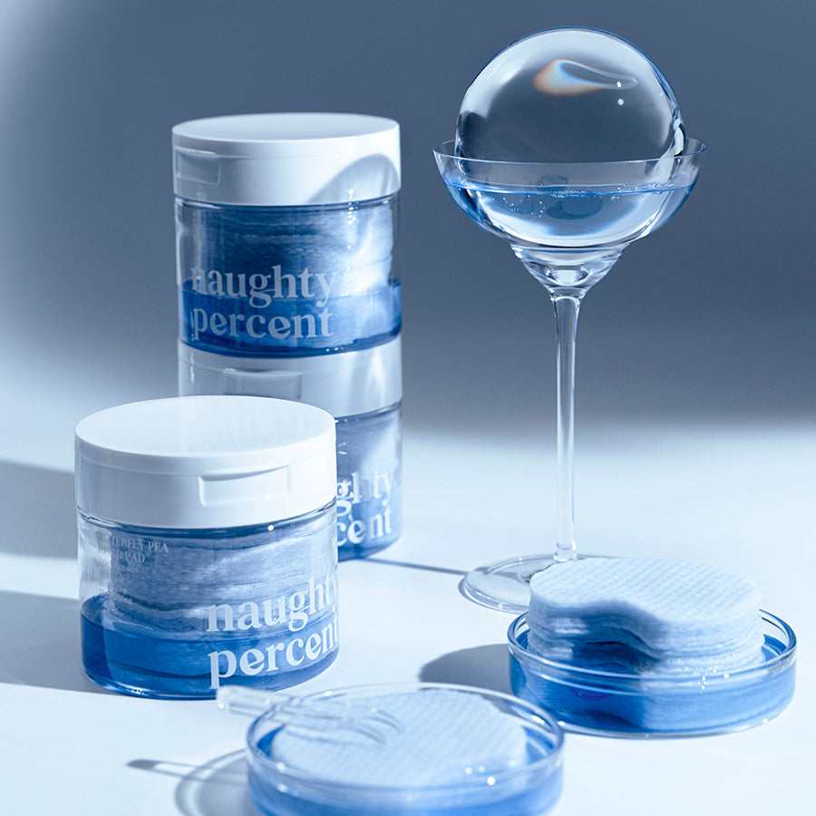 Naughty Percent Butterfly Pea Toner Pad 200g 60p