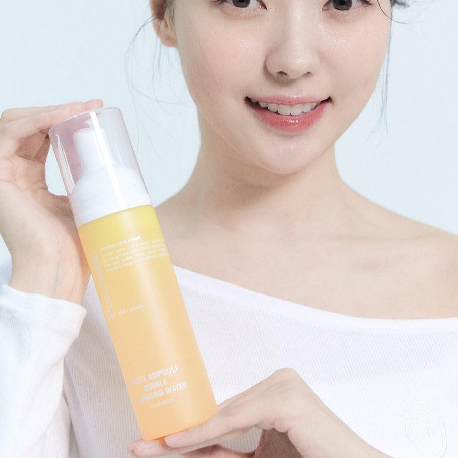 Peacholic White Ampoule Bubble Cleansing Water 200ml
