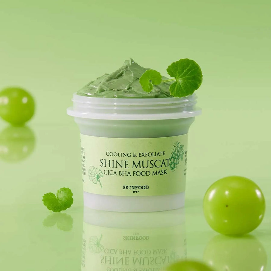 Skinfood Shine Muscat Cica BHA Food Mask 120g