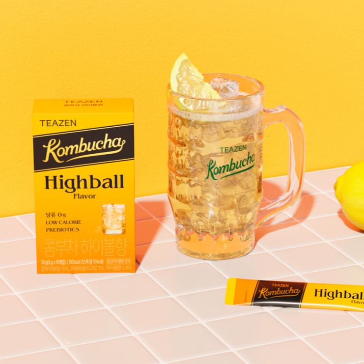 Teazen Kombucha Highball Flavor 10 Sticks