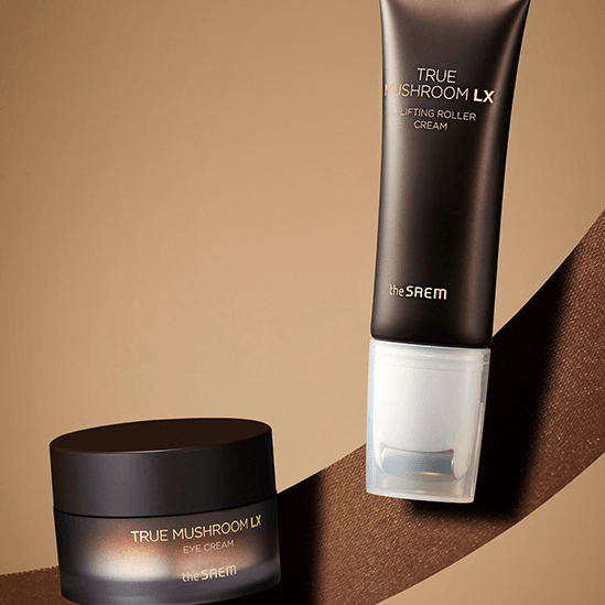 The Saem True Mushroom Lx Eye Cream Special Set (Eye Cream+Roller Cream)