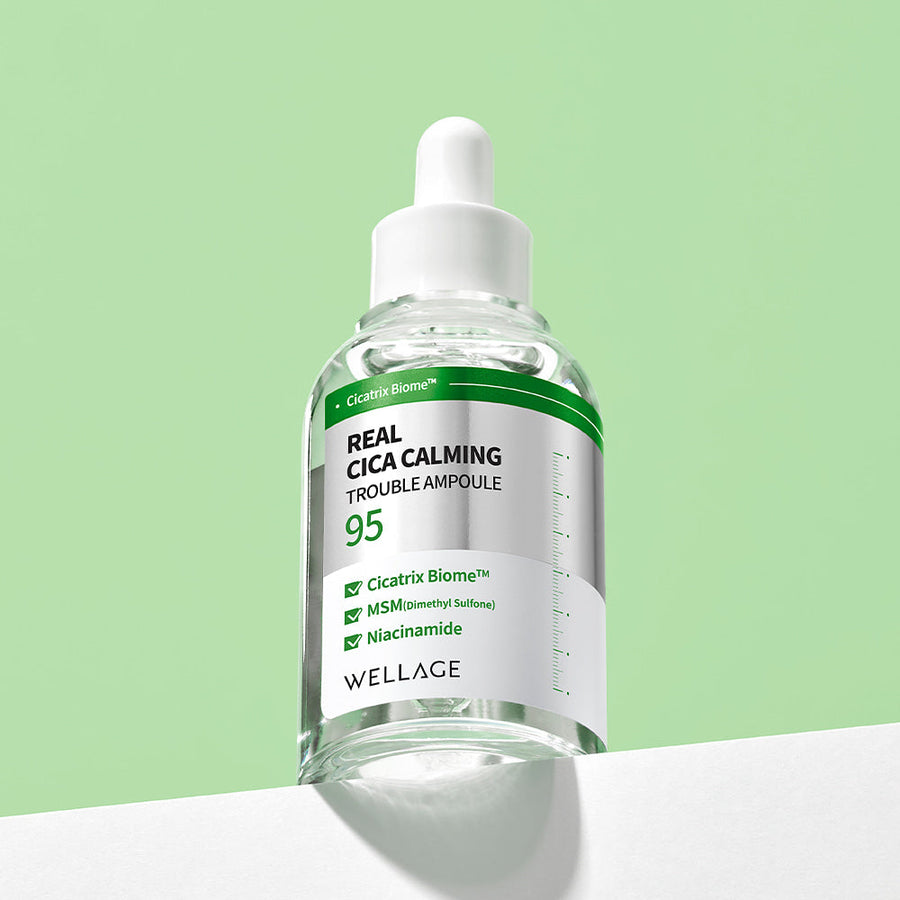 Wellage Real Cica Calming 95 Trouble Ampoule 50ml