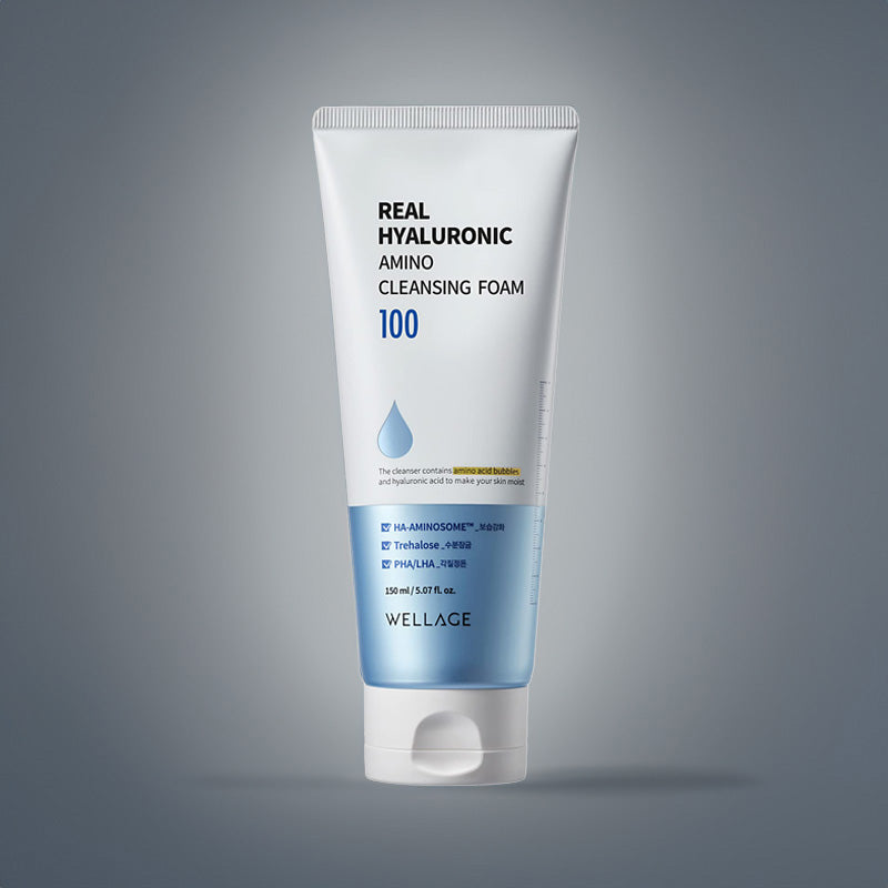 Wellage Real Hyaluronic Amino Cleansing Foam 150ml