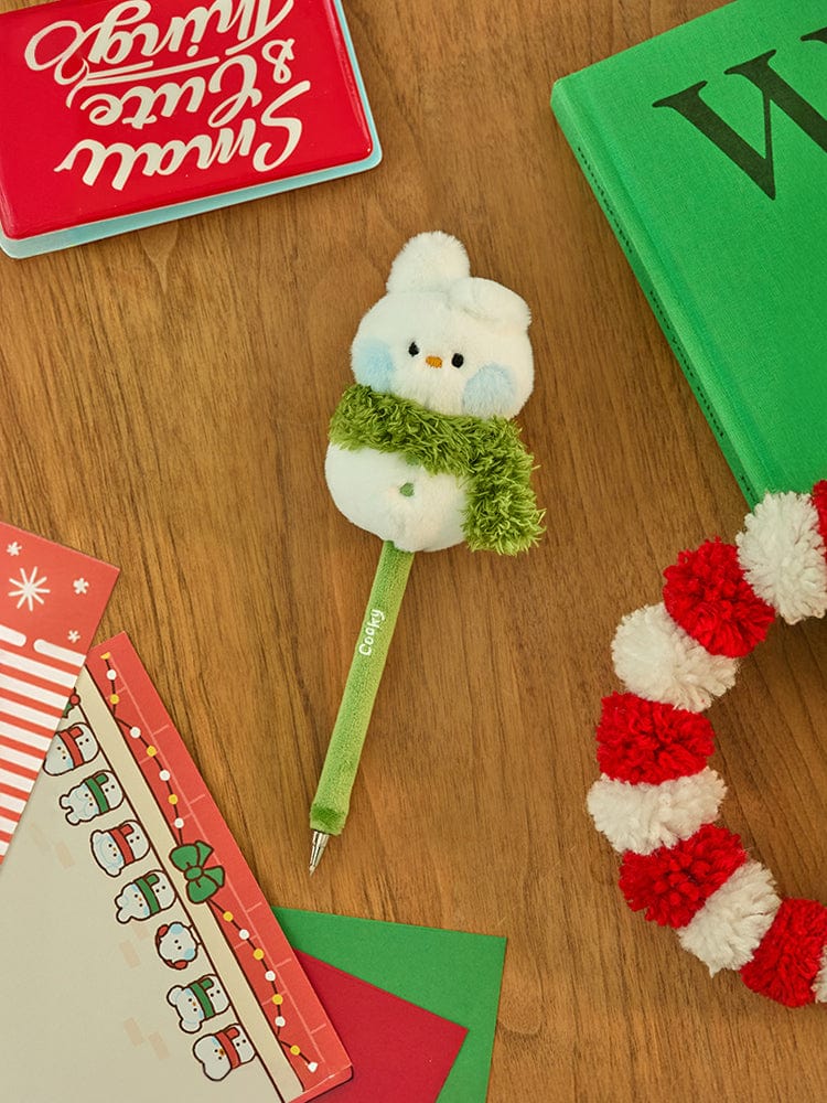BT21 COOKY ミニミニ 雪だるまぬいぐるみジェルペン プチホリデー