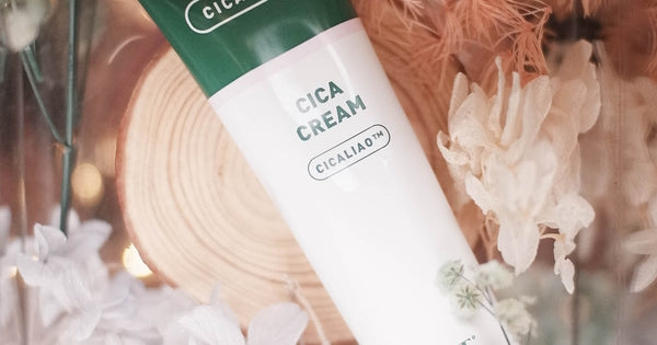 Unveiling VT COSMETIC: Elevating Your Beauty Routine with Korean Innovation, featuring Cica Cream among delicate floral decor.