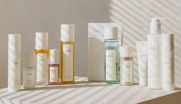 SIORIS skincare range showcased for 'Embracing Nature's Freshness: Exploring the Delight of SIORIS in Korean Skincare' article.