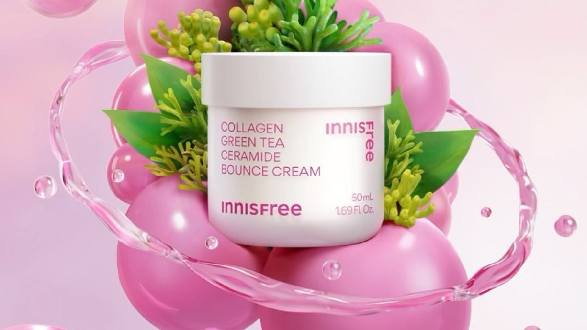 Discover the Natural Beauty of Innisfree From Jeju Island to Your Skincare Routine: Innisfree Collagen Green Tea Cream