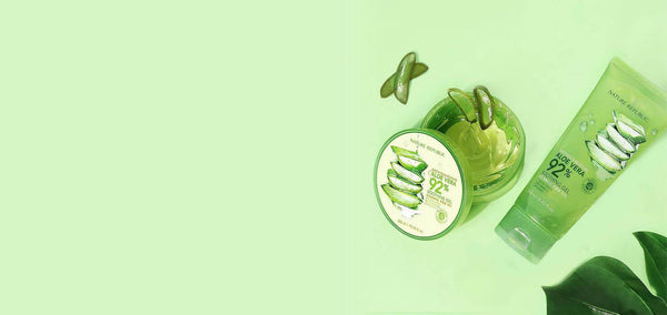 Embracing Nature's Bounty: Exploring the Beauty of NATURE REPUBLIC in Korean Skincare with aloe vera products.