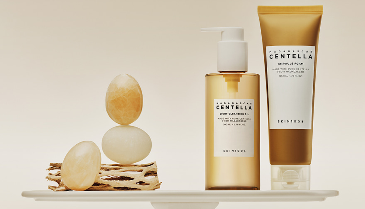 🌿 Meet the New SKIN1004 Arrivals Pure Centella Care, Straight From Korea skincare products display