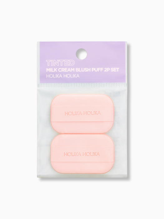 Holika Holika Tinted Milk Cream Blusher 2P Puff Set