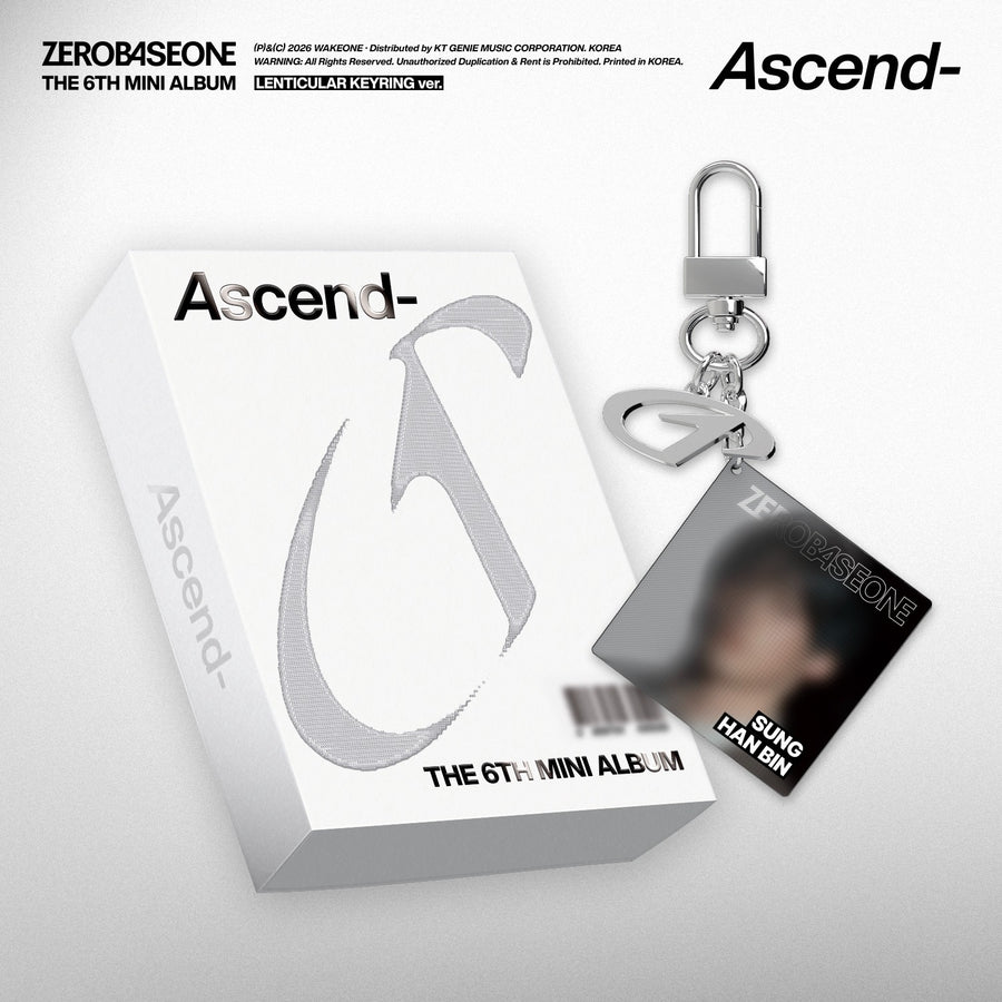ZEROBASEONE - The 6th Mini Album [Ascend-] (LENTICULAR KEYRING Ver.) (全5種よりランダム1種) - Kpopアルバム