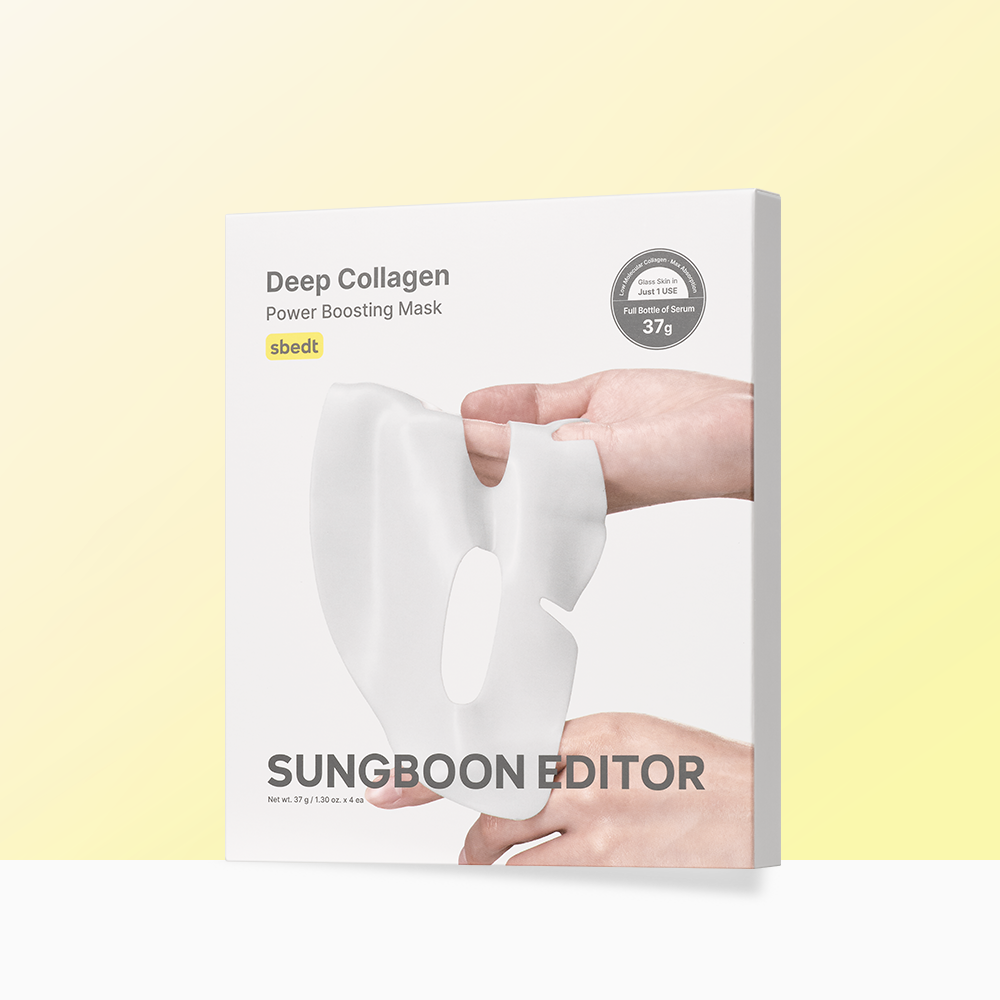 SUNGBOON EDITOR Deep Collagen Sheet mask 4 pcs