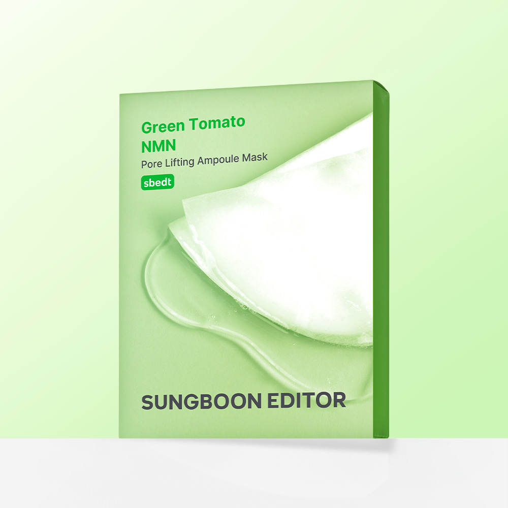 SUNGBOON EDITOR Green Tomato Pore Sheet mask 10 pcs