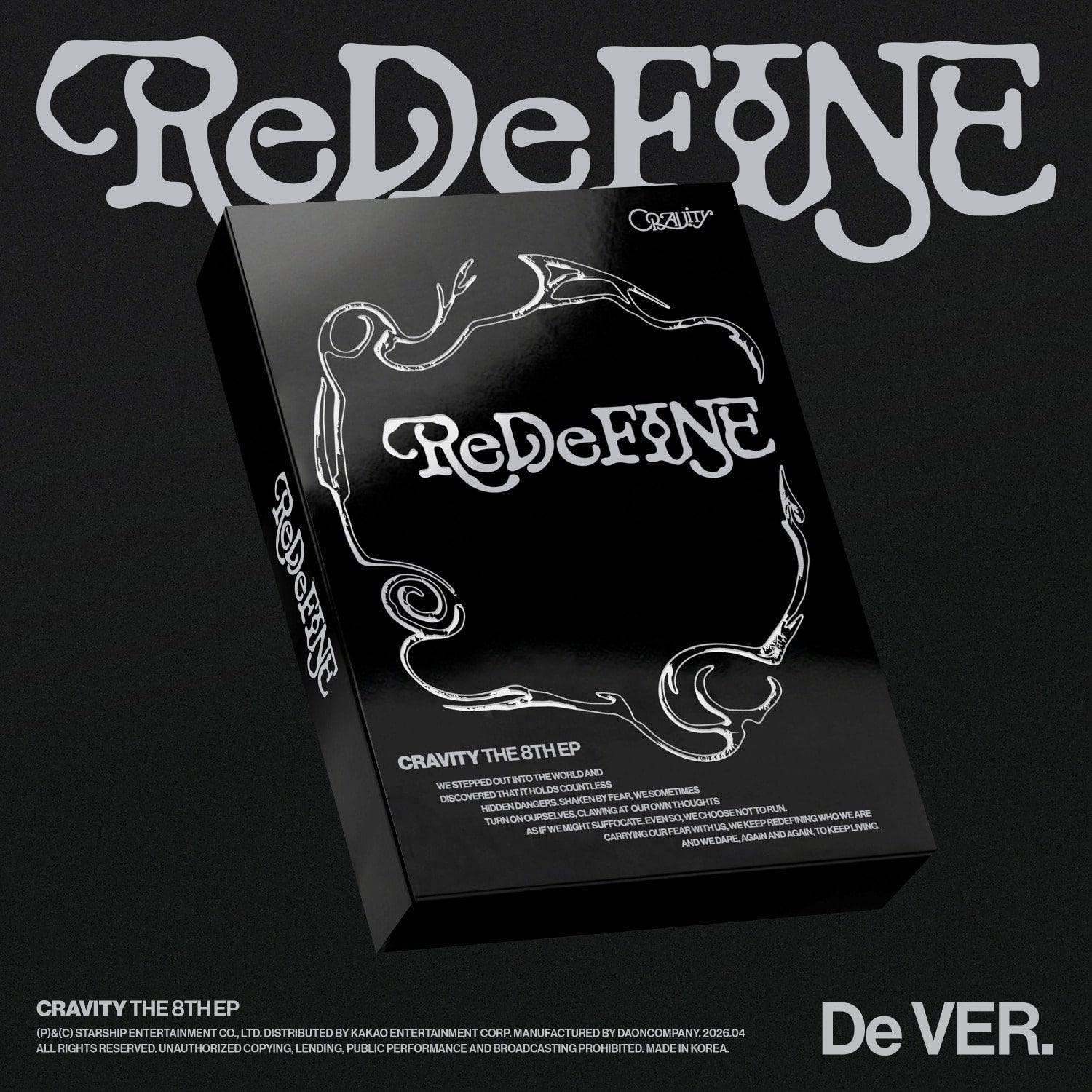 Cravity - Cravity The 8TH Ep [Redefine] (De Ver.) (Limited) - Album Kpop