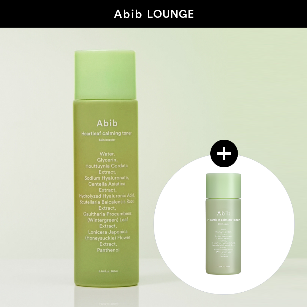 ABIB Heartleaf Calming Toner Skin Booster 200ml Lounge Bonus
