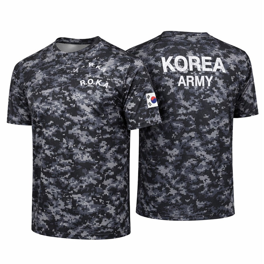 ASORT ROKA 韓国軍 - テックTシャツ (ミリタリーグレー)