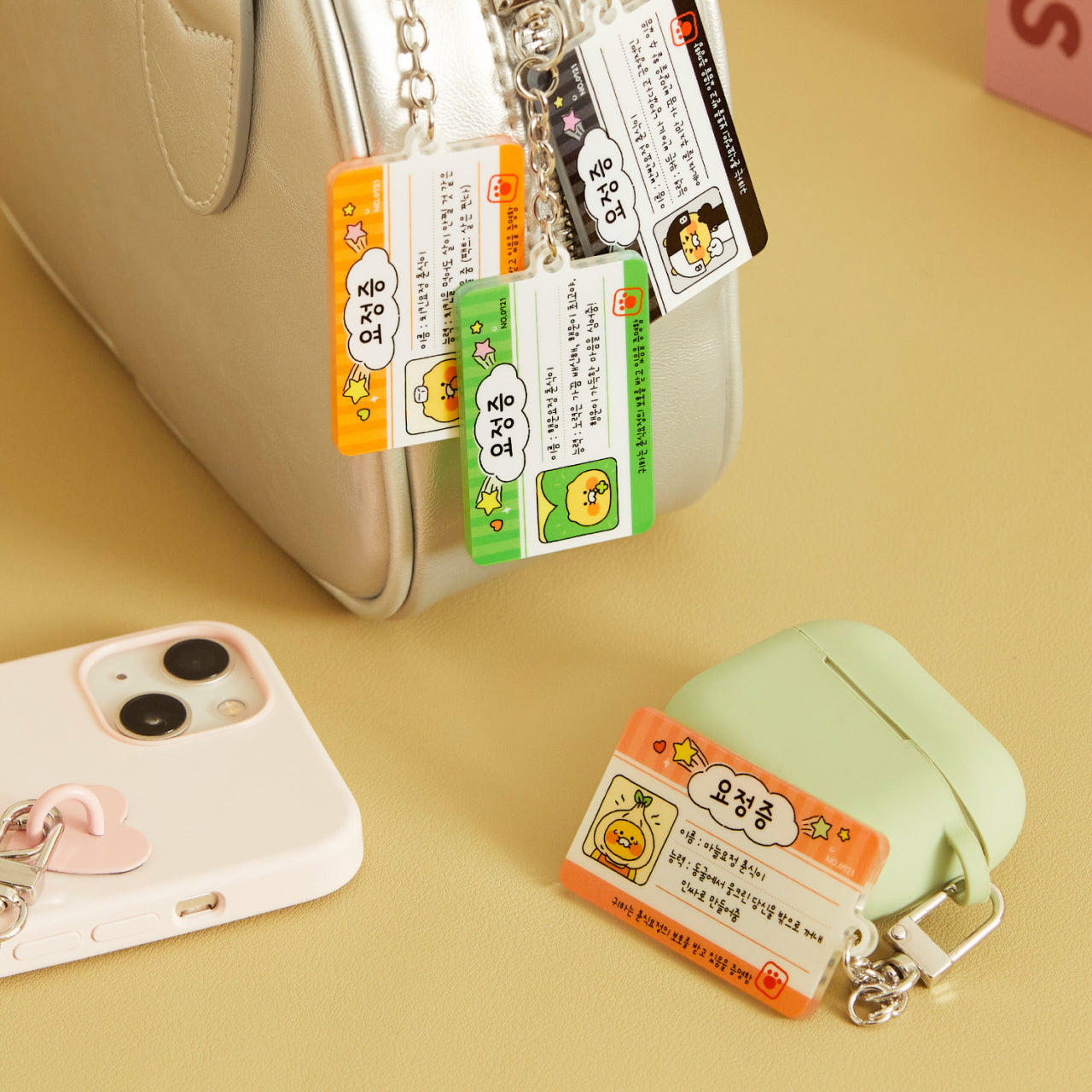 Acrylic Keychain(6 1) Chunsik - Authentic Kakao Friends from Korea | Koolseoul