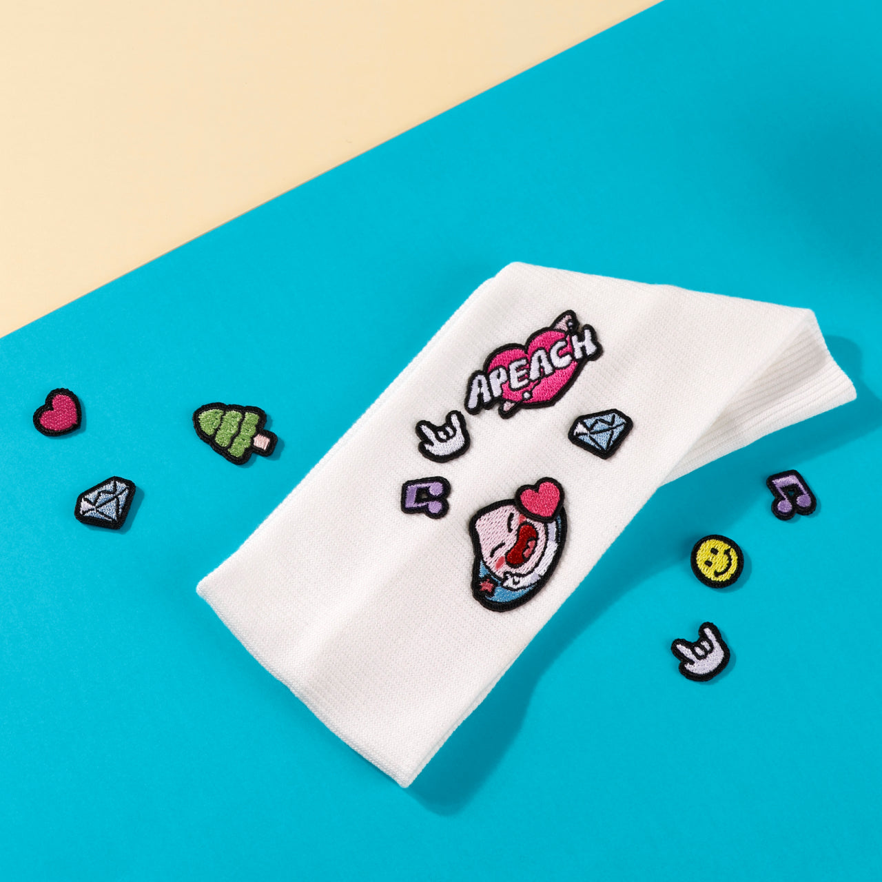Bandeau Set Apeach - Korean kawaii Kakao Friends | Koolseoul