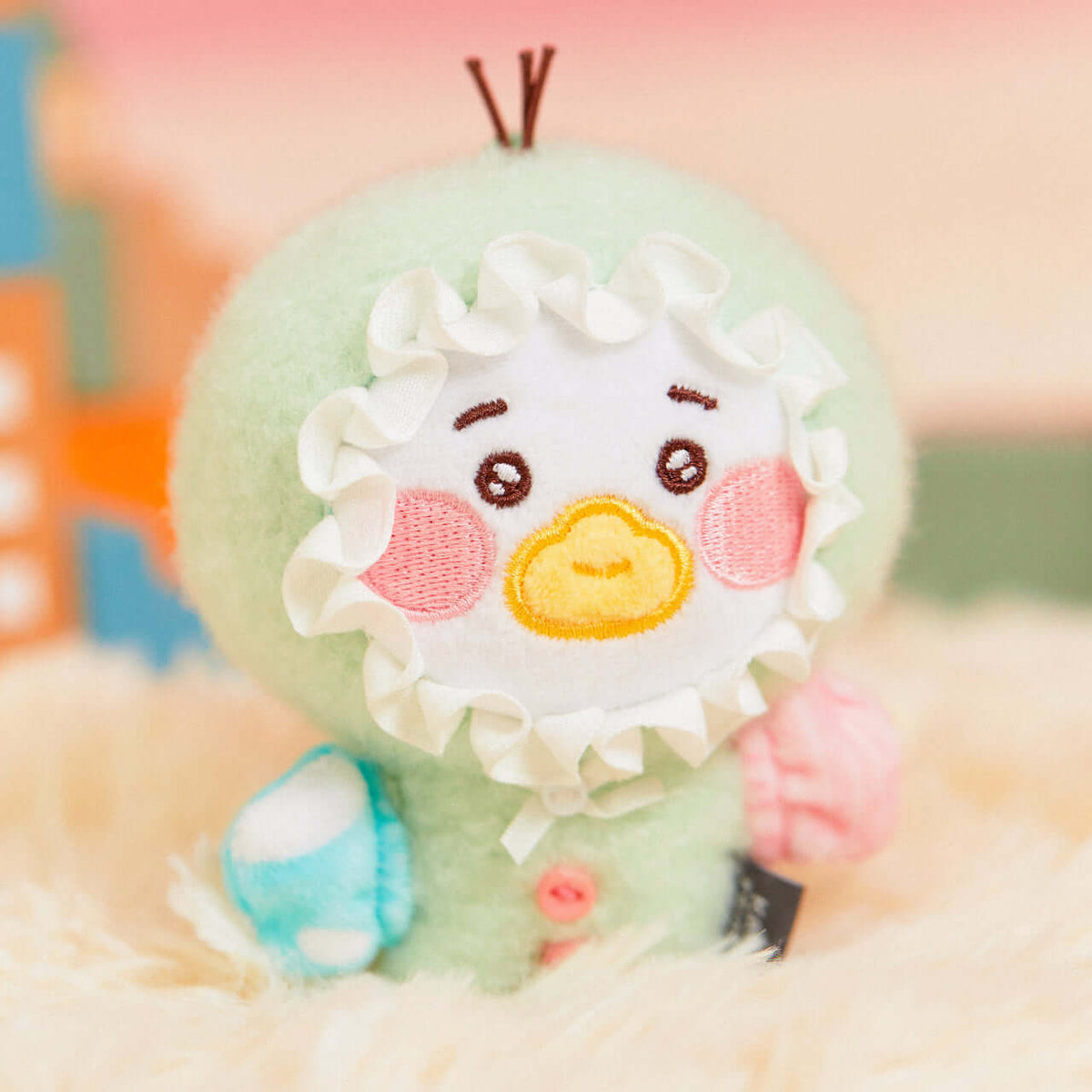 Kakao Friends Little Tube Plush Keyring