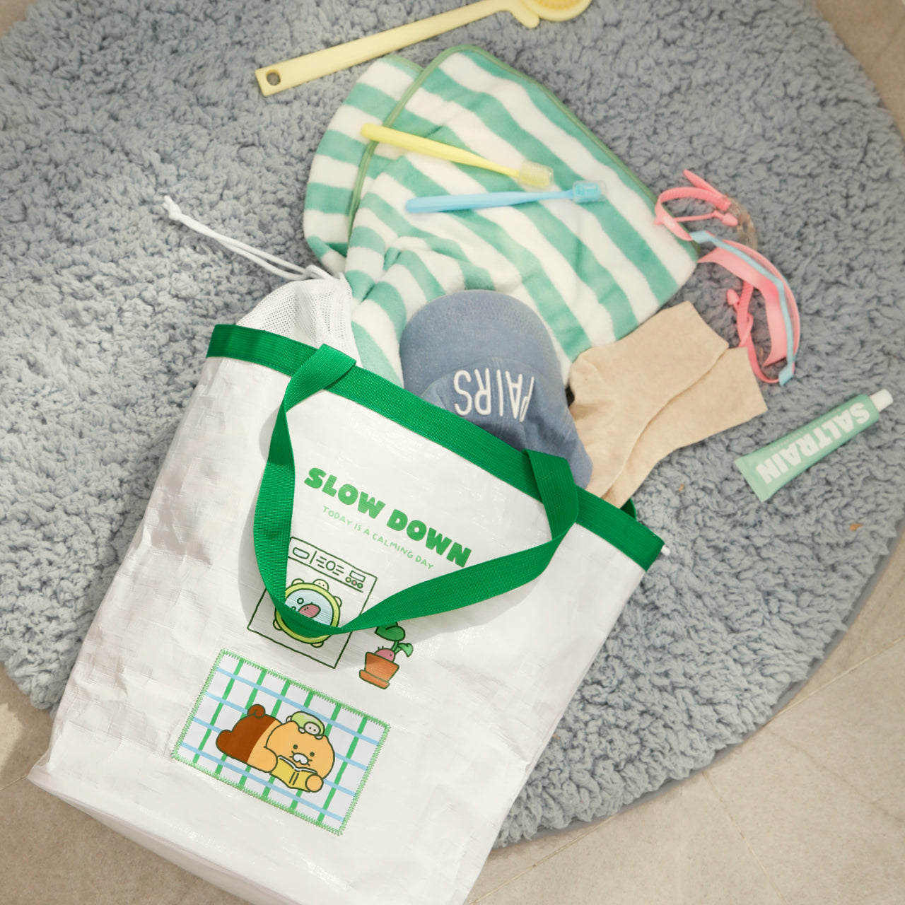 Chunsik Eco Bag - Authentic Kakao Friends from Korea | Koolseoul