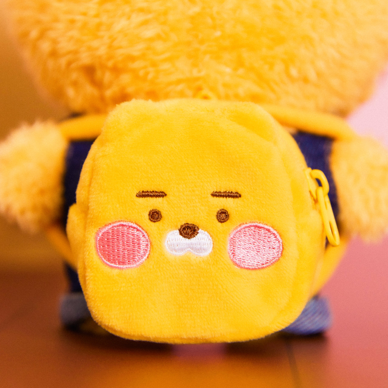 (OOTD) Plush Ryan Backpack - Authentic Kakao Friends from Korea | Koolseoul