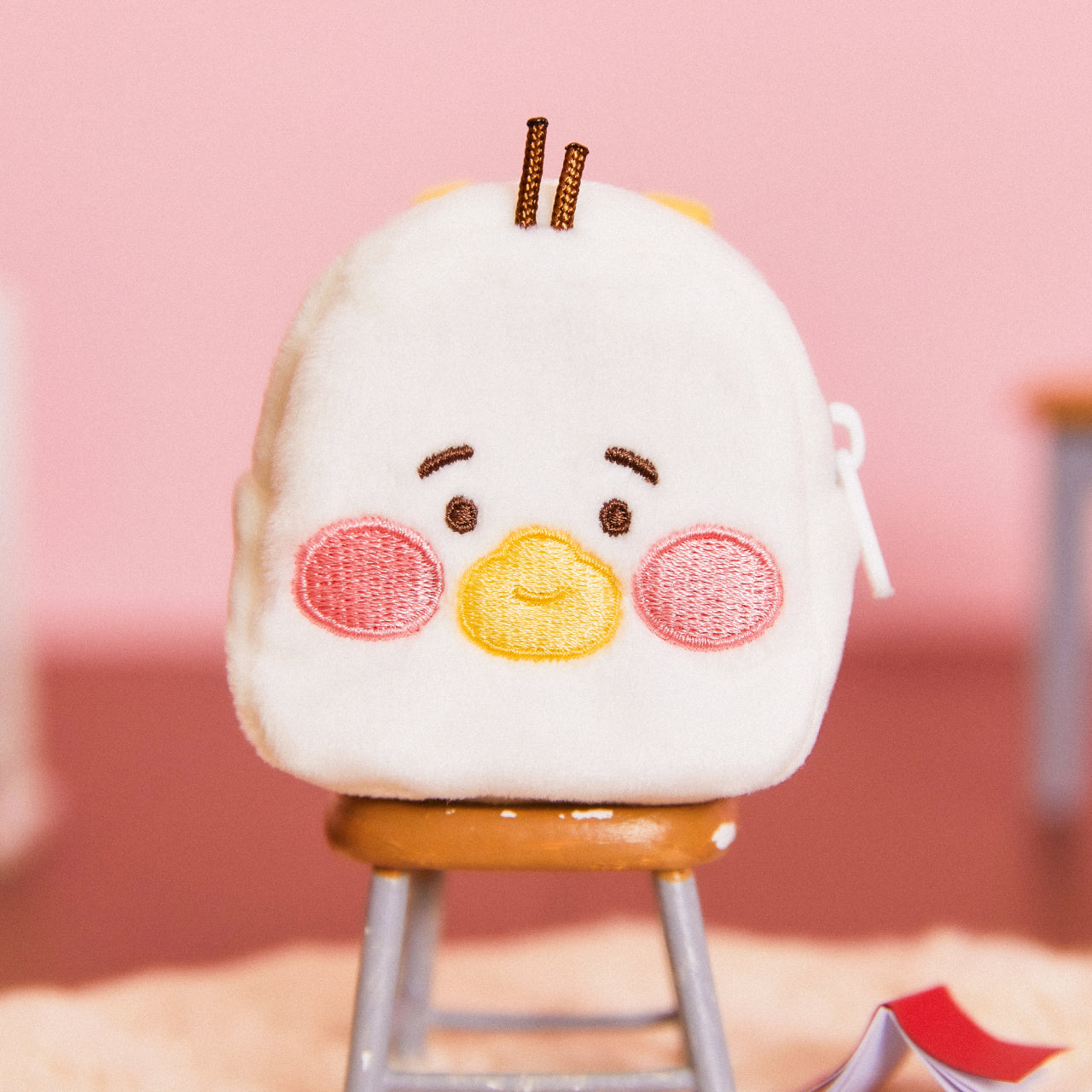 (OOTD) Plush Tube Backpack - Korean kawaii Kakao Friends | Koolseoul