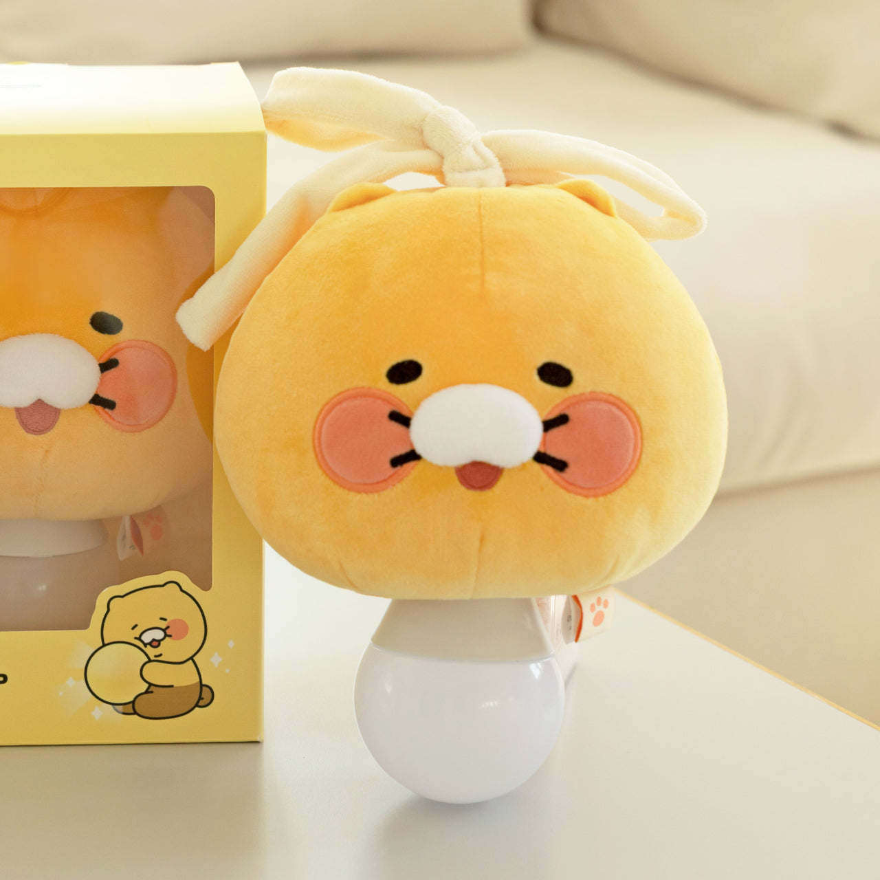 Chunsik Plush Night Light LED Lamp - Authentic Kakao Friends from Korea | Koolseoul