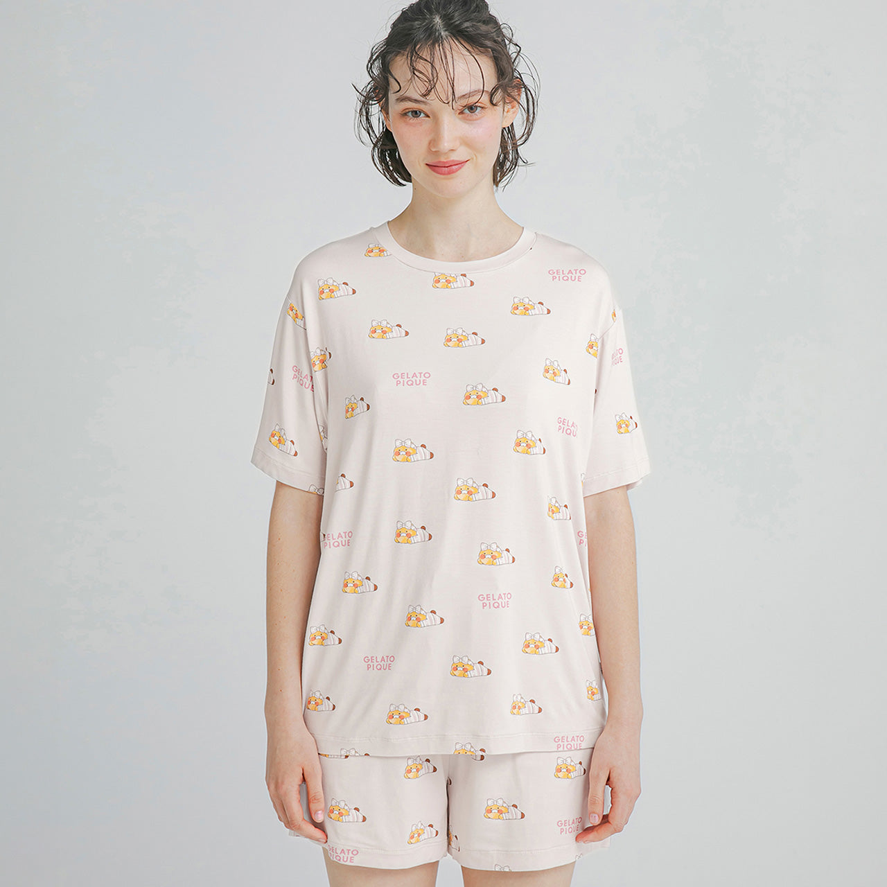 Chunsik T-Shirt Rose - Korean kawaii Kakao Friends | Koolseoul
