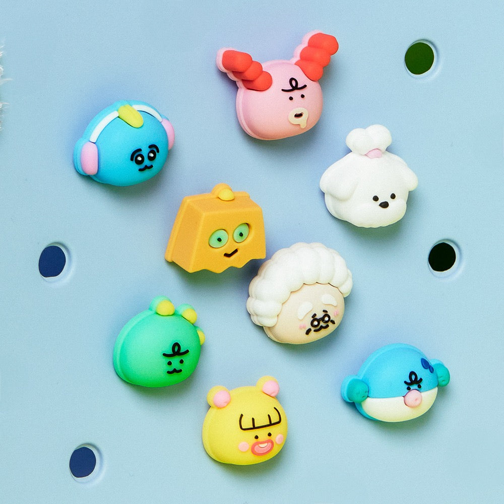 Silicone (8 1) Shoelace Charm - Authentic Kakao Friends from Korea | Koolseoul