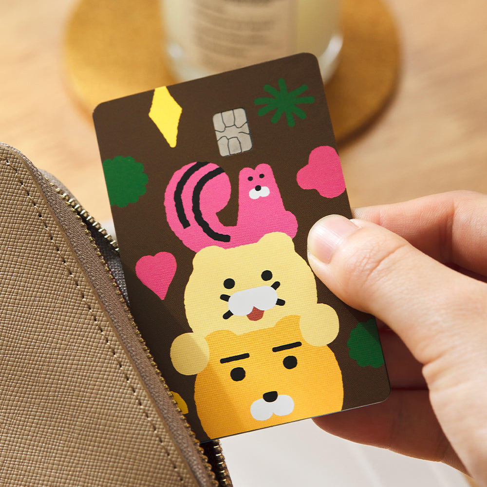 XFriends Card Sticker Set & - Official Kakao Friends merchandise | Koolseoul