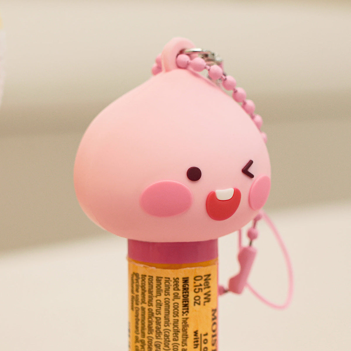 Baume Levres Keychain Apeach - Authentic Kakao Friends from Korea | Koolseoul