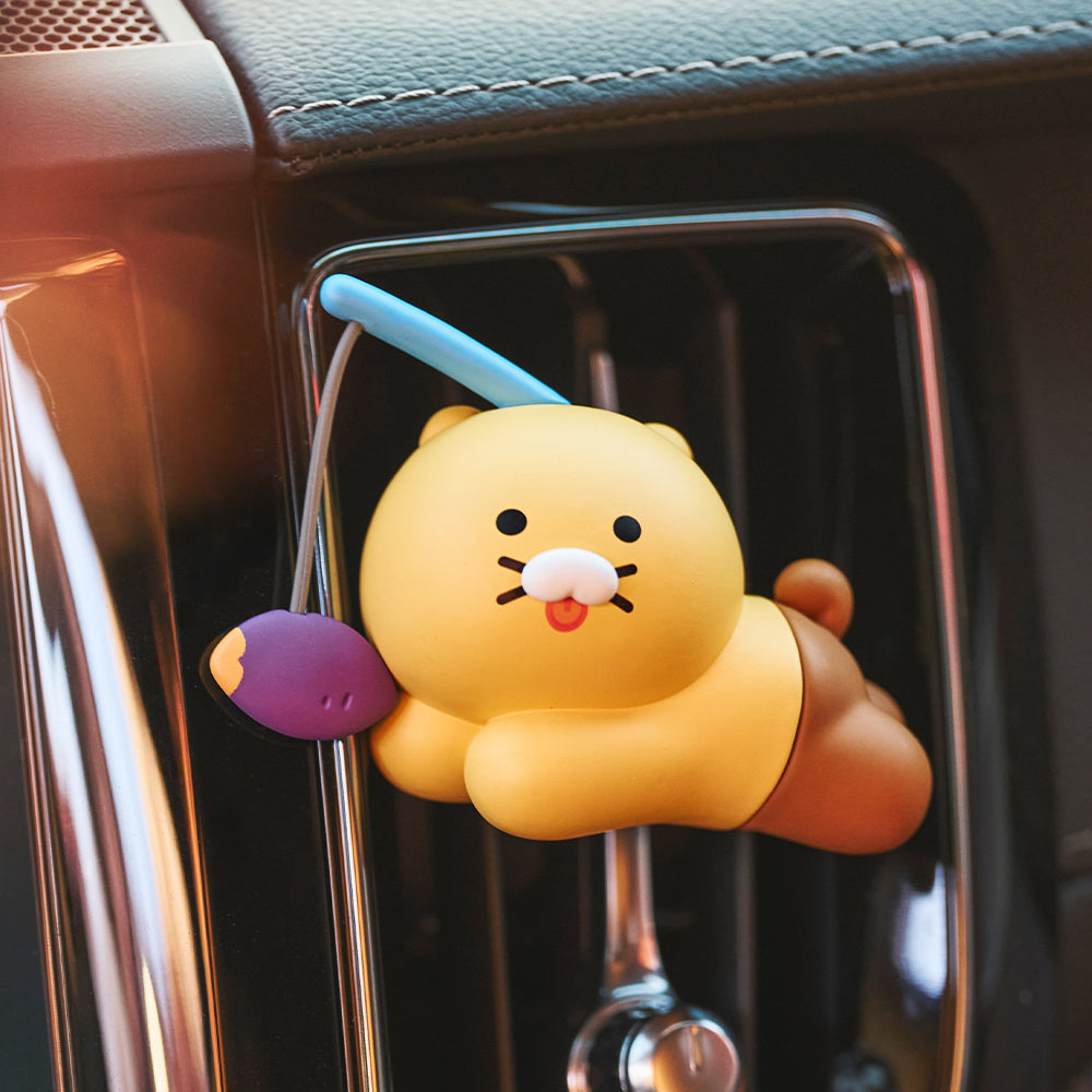 Car Air Freshener&Figurine Set Chunsik - Authentic Kakao Friends from Korea | Koolseoul
