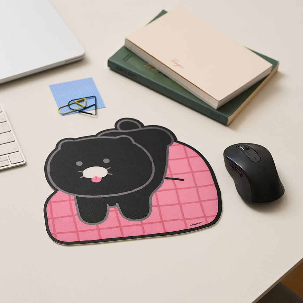 Black Mouse Pad Chunsik - Korean kawaii Kakao Friends | Koolseoul