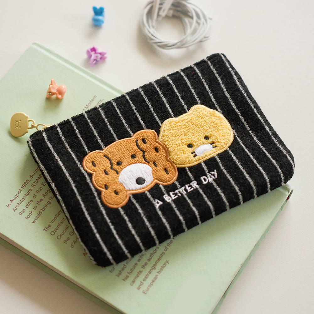 FRIENDAY Pouch Black Chunsik - Korean kawaii Kakao Friends | Koolseoul